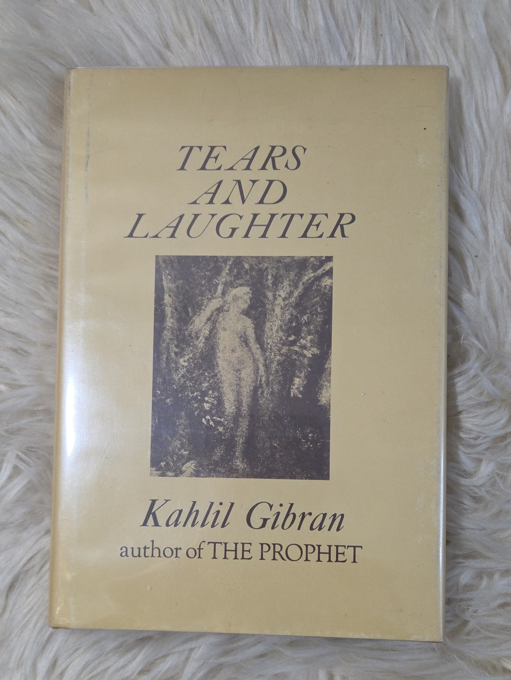 Vintage 1949 Kahlil Gibran Tears and Laughter Hardcover Dust Jacket